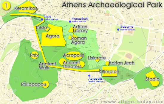 parco archeologico di Atene